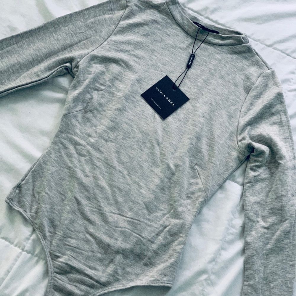 JLUXLABEL Grey Long Sleeve NWT sold out
